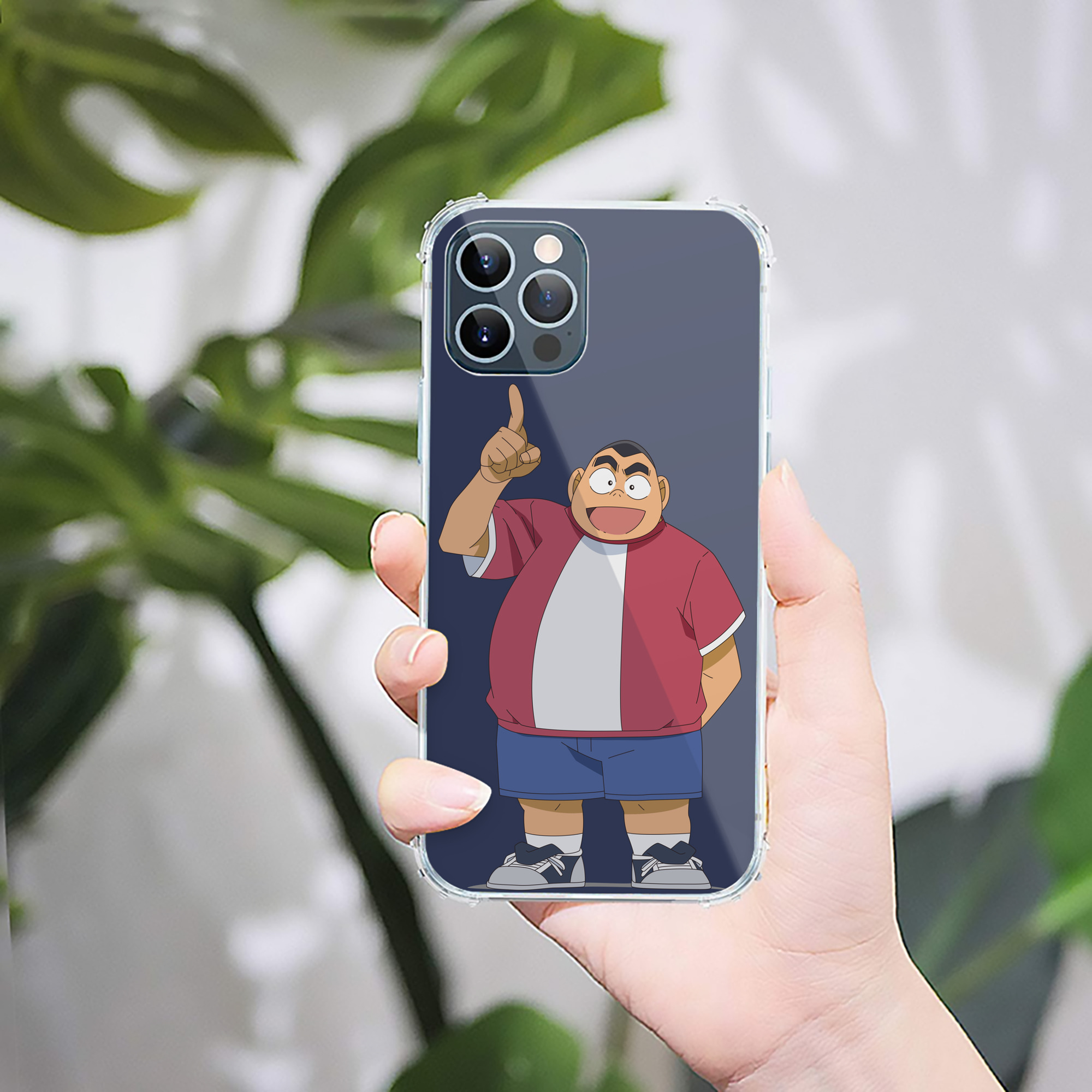 （画像用） 名探偵コナン 小嶋 元太 こじま げんた Detective Conan Kojima Genta 【iPhone 12シリーズ対応】透明スマホケース（クリアソフトケース）